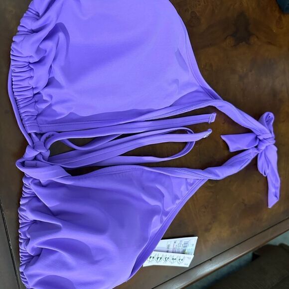 Wild Fable Women's Cross Next Multi-Way Bikini Top NWT Purple 2X - Picture 5 of 8